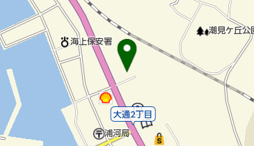 浦河観光協会の地図画像