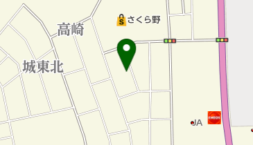 津軽塗下駄製造販売元の地図画像