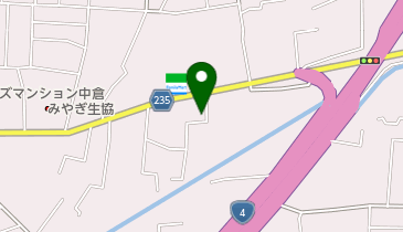 梅原表具店の地図画像