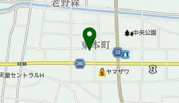 イタリア料理ビストロピントビージョの地図画像