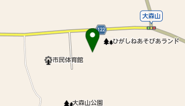 大森山公園グラウンド・ゴルフ場の地図画像