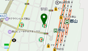 郡山下肢静脈瘤クリニックの地図画像