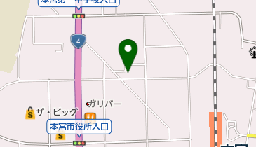 シミズクリーニング店の地図画像