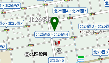 さくらヘアー北24条店の地図画像