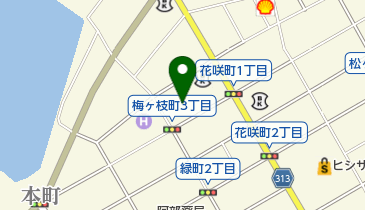 花みず木本店の地図画像