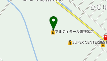 ラパックスワールド東神楽店の地図画像