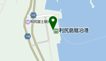 利尻富士町宿泊案内所の地図画像