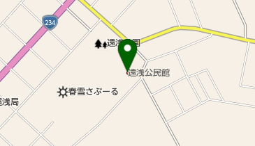 安平町役場 安平町遠浅公民館の地図画像