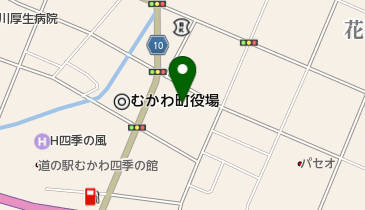 むかわ特産物直売所ぽぽんた市場の地図画像