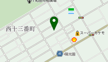 笹森クリーニング店の地図画像