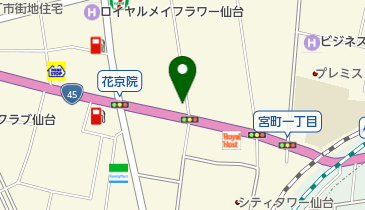 ファイティングラボ仙台の地図画像