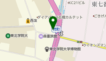 ドローンショップ仙台の地図画像