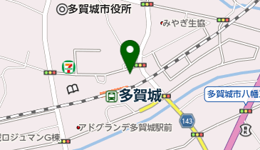 多賀城市役所 すくっぴーひろば・多賀城市子育てサポートセンターの地図画像