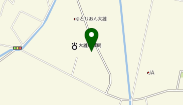 横手市役所 生涯学習センター・公民館 大雄公民館・図書館の地図画像