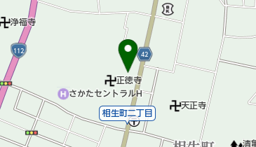 両羽実業株式会社の地図画像