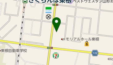 クリーニングWAKO東根工場店の地図画像