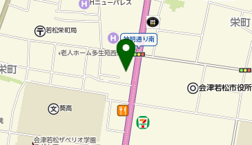 ケイロウ会津若松ステーション・訪問医療マッサージの地図画像