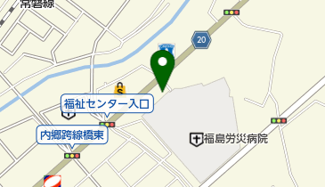 日本調剤いわき薬局の地図画像