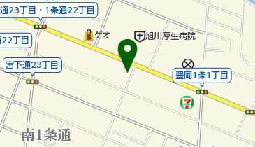 旭川すばる保育園の地図画像