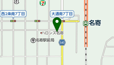 はにゅう理容院の地図画像