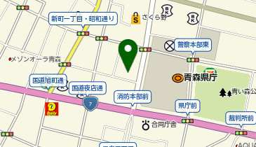 あおもり出会いサポートセンターの地図画像