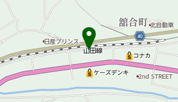 下宿の佐々木の地図画像