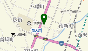 あけぼの美容室の地図画像