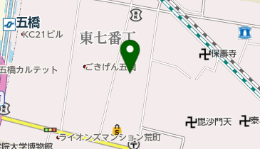 ビックママランド 東八番丁園の地図画像
