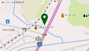 タックルベリー多賀城中央店の地図画像