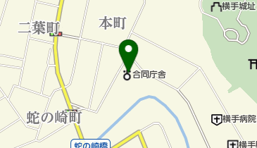 東北農政局旭川農業水利事業所の地図画像