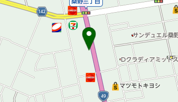 ドックサロンくるみの地図画像