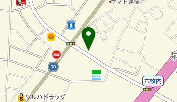 優輝整骨院の地図画像