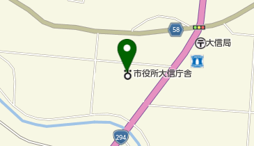 白河市役所 大信庁舎 大信農村環境改善センターの地図画像