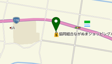 牛豚馬鶏長沼店の地図画像