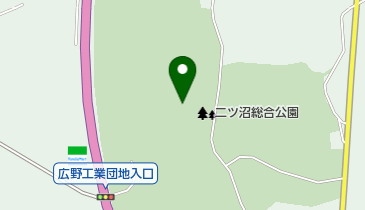 二ツ沼総合公園パークゴルフ場の地図画像