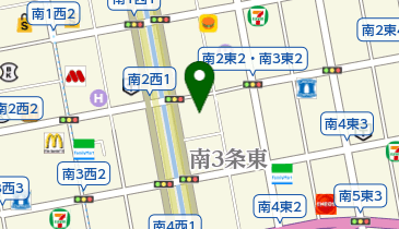 有限会社上出商店二条市場の地図画像