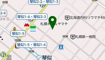 ダイアックス株式会社の地図画像