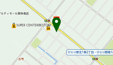 東神楽・旭川の繭林館・写真スタジオの地図画像