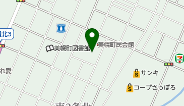 美幌町役場 町民会館の地図画像