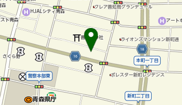 からだ治療院の地図画像