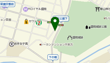 HairWomanの地図画像