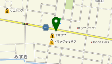 うさちゃんクリーニング ヤマザワ寒河江プラザ店の地図画像