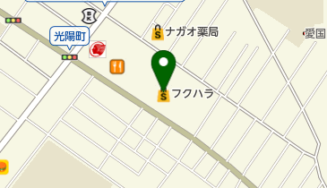 ECO&KIDS・AKIRAフクハラ愛国店の地図画像