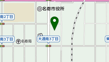 日本基督教団名寄教会の地図画像