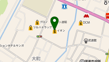 メガネのプリンス伊達イオン店の地図画像