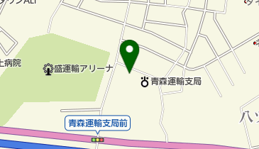 東北運輸局青森運輸支局 輸送部門の地図画像
