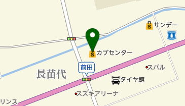 クリーニングのブルースター 長苗代店の地図画像