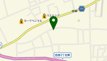 有限会社西原木工の地図画像
