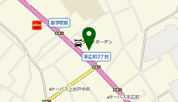 青木屋硝子店の地図画像