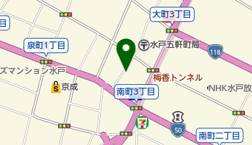 水戸美術の地図画像